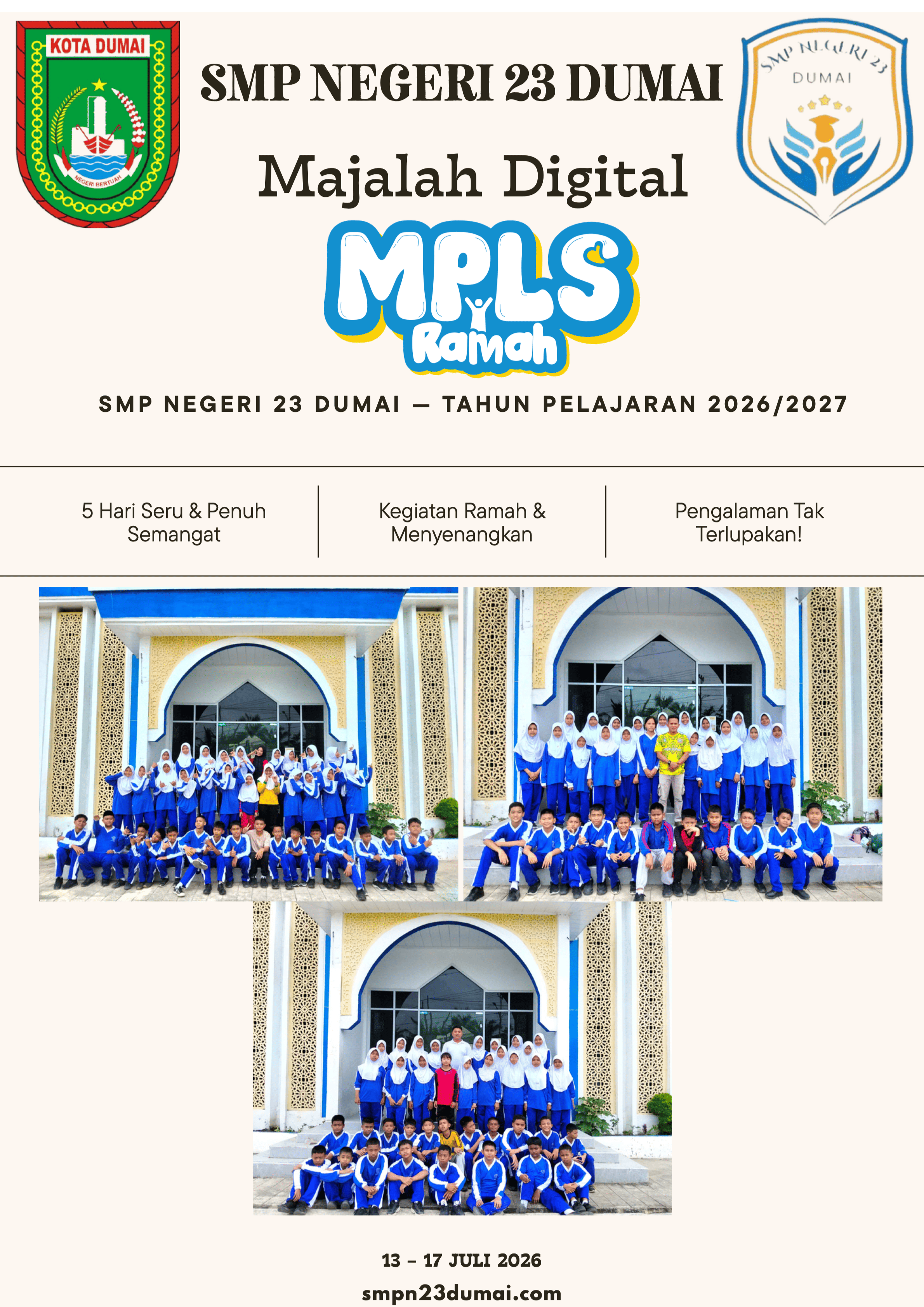 Majalah: MPLS Ramah SMP Negeri 23 Dumai