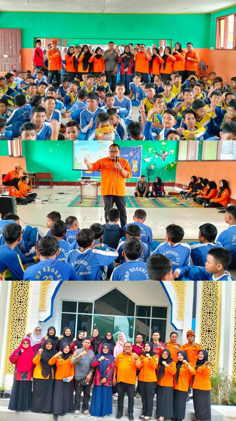 [HOT NEWS] Gandeng BPBD Kota Dumai, SMPN 23 Dumai Edukasi Siswa Jadi Generasi Tanggap Bencana!